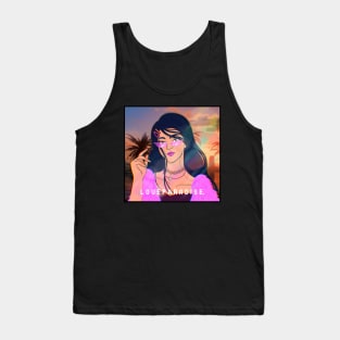 Love Paradise Anime Pop Art Tank Top